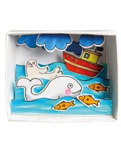 Fridolin Диорама в кибритена кутийка-ОКЕАН -11116