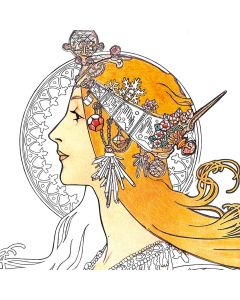 Fridolin Рисунка в рамка-АРТ НУВО-4 рис.-Оцвети -11156