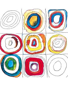 Fridolin Рисунка в рамка-КАНДИНСКИ-4 рис -11158