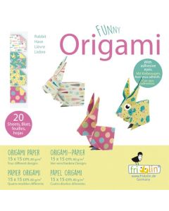 Fridolin Оригами-ЗАЙЧЕ-20 листа,15х15см -11319
