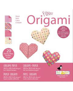 Fridolin Оригами-СЪРЦА-20 листа,20х20см-11332