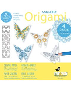 Fridolin Оригами-Оцвети Сам-ПЕПЕРУДИ-15х15см -11394