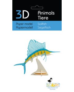 Fridolin 3D Модел за сглобяване от картон-РИБА МЕЧ-11660