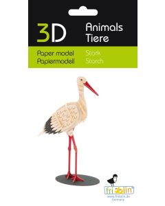 Fridolin 3D Модел за сглобяване от картон-ЩЪРКЕЛ-11684