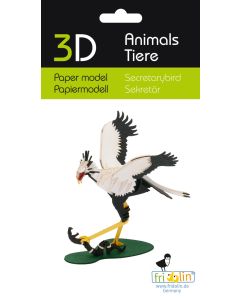 Fridolin 3D Модел за сглобяване от картон-ПТИЦА-11751