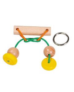 Fridolin 3D Дървен Логически пъзел-Освободи кръга 1 -17153