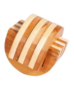 Fridolin 3D Логически Бамбуков Пъзел***- Кламери -17170