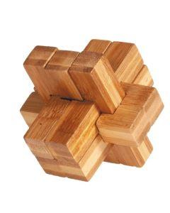 Fridolin 3D Логически Бамбуков Пъзел*****-Мултикръст -17172