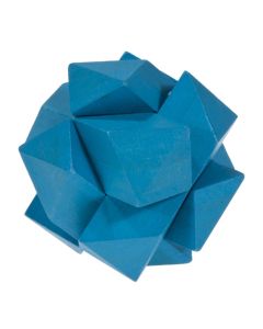 Fridolin 3D Логически Бамбуков Пъзел***-Blue Angular Knot -17186