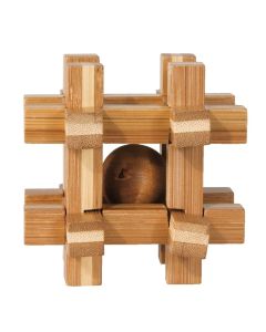 Fridolin 3D Логически Бамбуков Пъзел**-Grid Box -17466