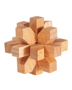 Fridolin 3D Дървен Мини Логически Пъзел Кристал****-17702