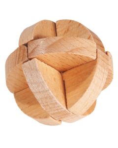 Fridolin 3D Дървен Мини Логически Пъзел Топка 3***-17703