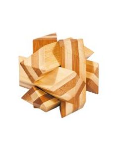 Fridolin 3D Логически Бамбуков Пъзел***- Angular Knot -17158