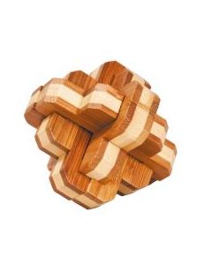 Fridolin 3D Логически Бамбуков Пъзел***-Round Knot -17159