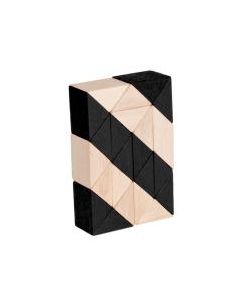 Fridolin 3D Дървен Логически пъзел Змията - ЧЕРНО-17306