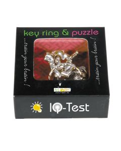 Fridolin 3D Метален Логически пъзел Ключодържател-Еленови Рога***** -17334