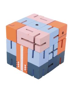 Fridolin 3D Дървен Логически пъзел -Кубче Конструктор****Boy 2-17342