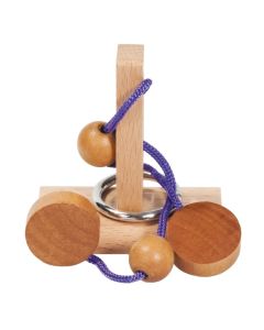 Fridolin 3D Дървен Мини Логически Пъзел “Освободи халката“ 2 **** -17352