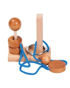 Fridolin 3D Дървен Мини Логически Пъзел “Освободи халката“ 3 **** -17353