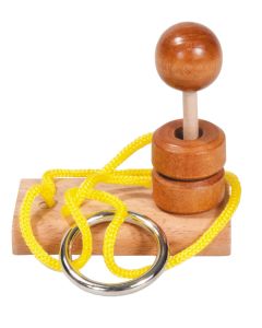 Fridolin 3D Дървен Мини Логически Пъзел “Освободи халката“ 5 ** -17356