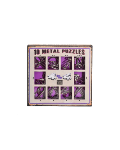 Eureka 10 Metal Puzzle Set PURPLE -ЛИЛАВ, *-***
