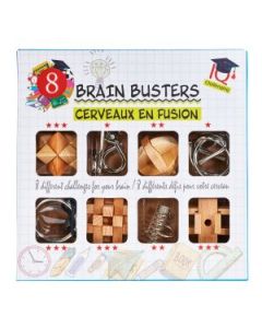 Eureka Brain Busters-8 пъзела(4 метални и 4 дървени)