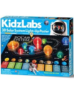 4m 3Д Слънчева Система-Плакат-Светещ 