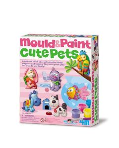 4m Фигури гипс-Домашни любимци,5+-6 мод.,бои+др. 