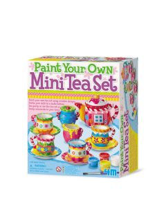 4m Сервиз за чай - Нарисувай и оцвети-13 части,8+ 