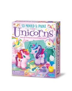 4m Отлей и оцвети- 3D Еднорози-2 мод, боички, 5+  