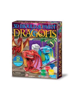 4m 3Д Фигурки-ДРАКОНИ-Отлей и оцвети 