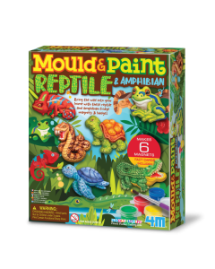 [НОВО] 4m Фигури Гипс-Влечуги, 6 фиг,боички, 5+ 