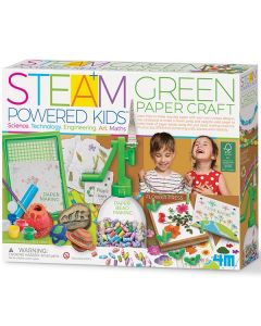 4m STEM Зелена Наука Голям комплект Рециклиране на Хартия и Хербарий