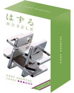 Hanayama Huzzle Cast Puzzle Hashtag ***