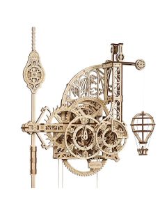 UGears Стенен часовник с махало-3Д пъзел-Дърво 