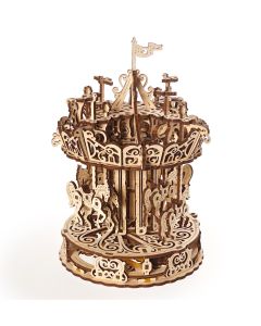 UGears Увеселителна въртележка-3Д пъзел-Дърво 