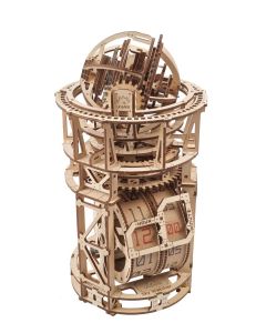 UGears Обсерватория с часовник-3Д модел-Дърво 