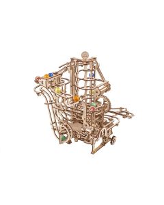 Ugears Писта Спирален подемник за мраморни топче 