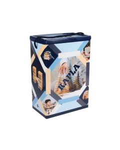 [НОВО] KAPLA® Кутия 200 дървени елемента-ЗИМА-140 натурални и 60 цветни