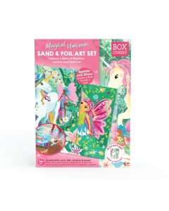 Box Candiy Еднорози Творчески комплект с фолио и пясък 
