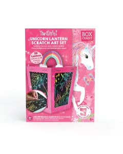 Box Candiy Фенер от скреч рисунки Еднорози 