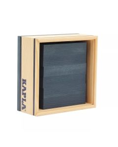 KAPLA® 40 тъмносини планки в дървена кутия