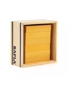 KAPLA® 40 жълти планки в дървена кутия