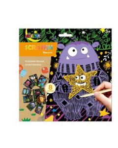 Avenir Скреч Рисунки-ЧУДОВИЩЕ, 8 рисунки