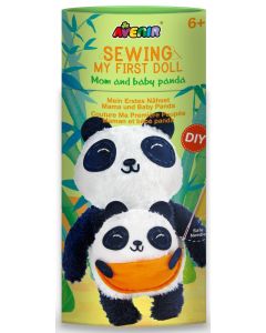 Avenir Уший Плюшена Играчка ПАНДА Мама и Бебе