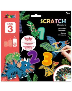 Avenir Скреч-Първи Познания Н3-ДИНОЗАВРИ-ЧИСЛАТА-6 рис.