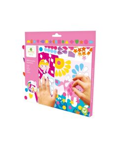 Sycomore Pockets-Рисунки с геометрични стикери-Розов-3y+