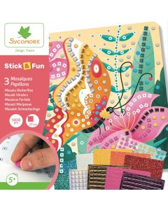 Sycomore Stick'N Fun-S-Мозайки и мъниста-Пеперуди-5y+