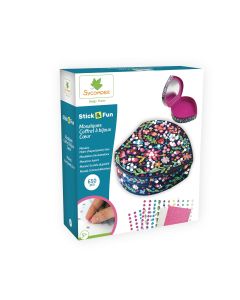 Sycomore Stick'N Fun-3D Мозайка и мъниста-Кутия за бижута-Сърце-5y+