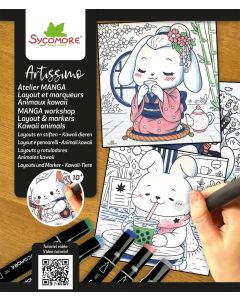 Sycomore Manga-S-Рисувам Манга–Животинчета-с маркери